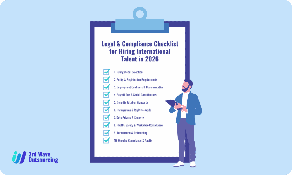 3rdWaveOutsourcing Dec31 Legal And Compliance Checklist for Hiring International Talent in 2026