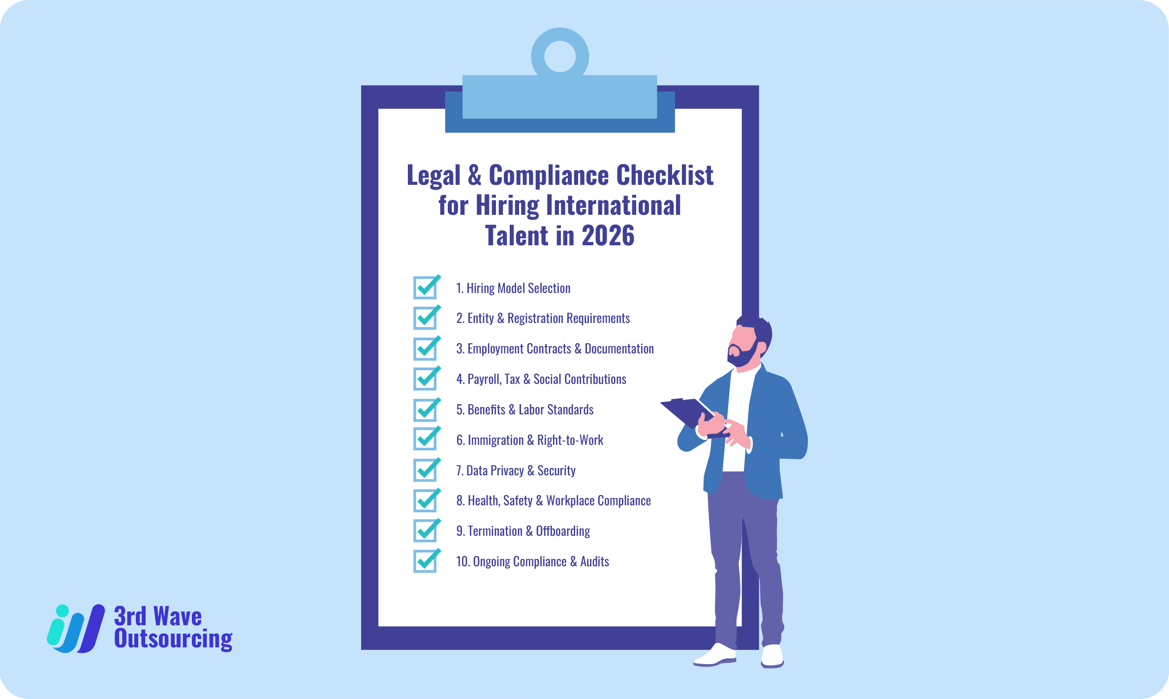3rdWaveOutsourcing Dec31 Legal And Compliance Checklist for Hiring International Talent in 2026